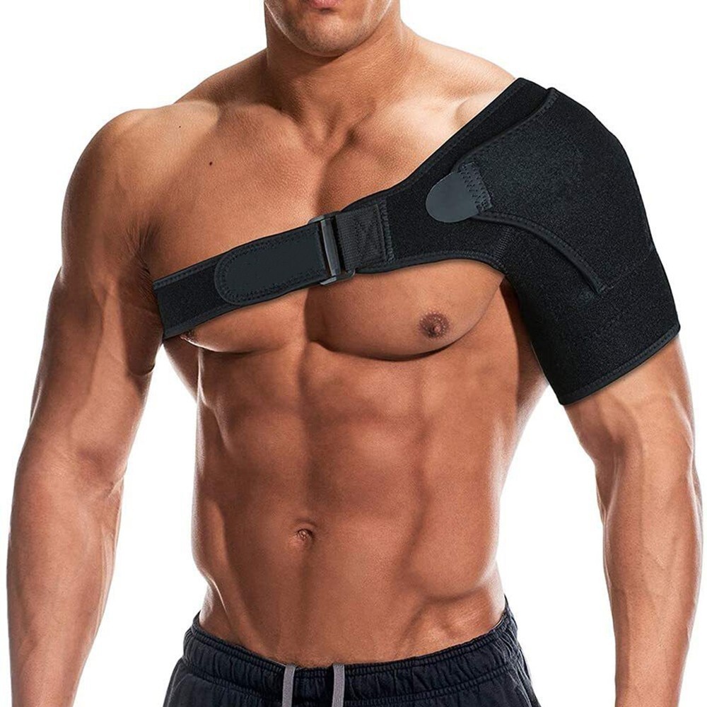 Shoulder Brace Support Adjust Compression Sleeve Torn Rotator Cuff Relief Joint