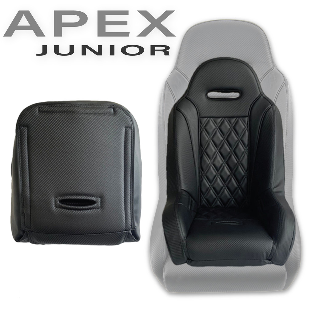 UTV Kids Child Booster Seat -Apex Black Junior Seat RZR X3 YXZ Polaris Canam