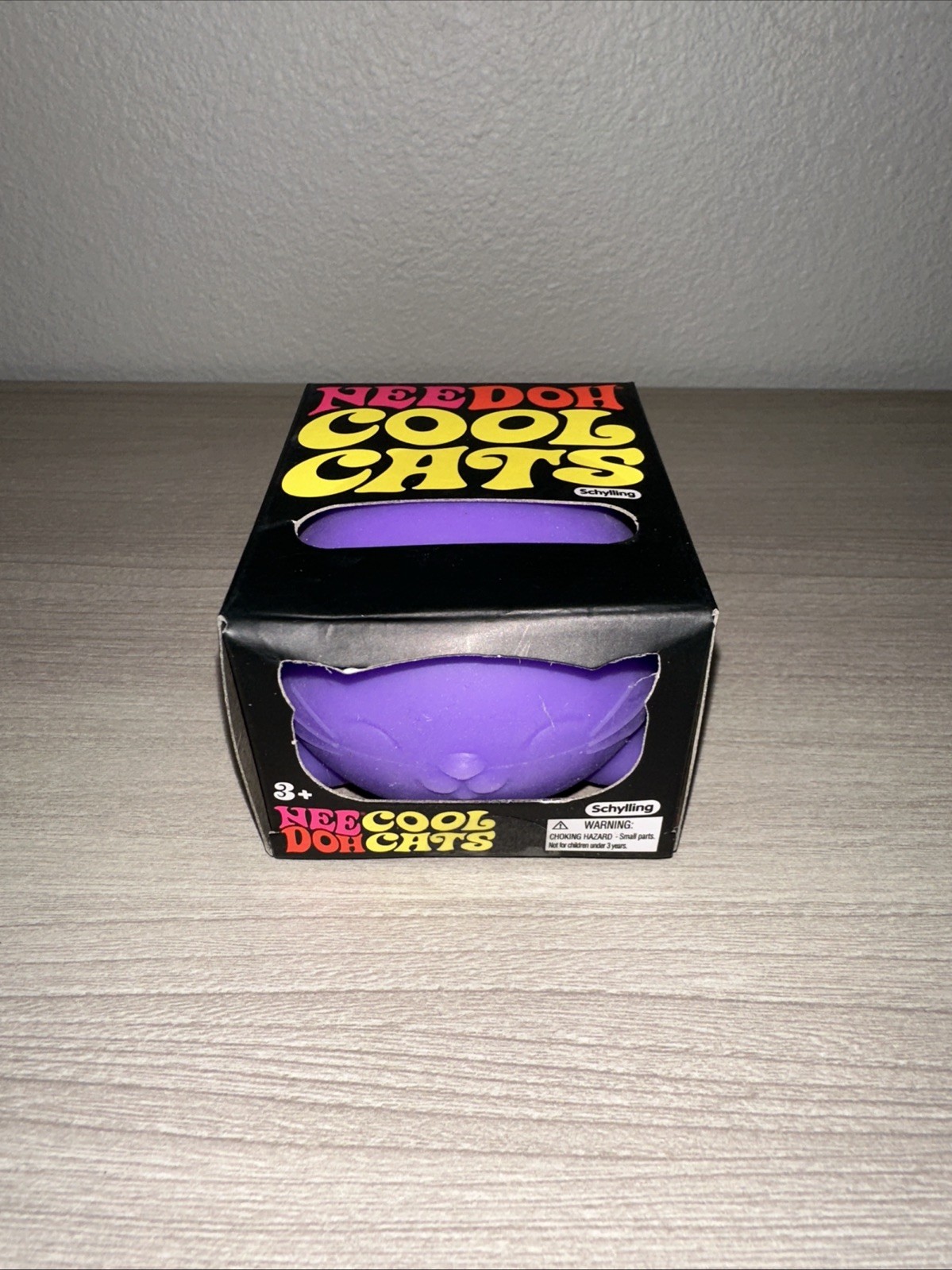 Schylling NeeDoh Cool Cats Squishy Toy - Purple