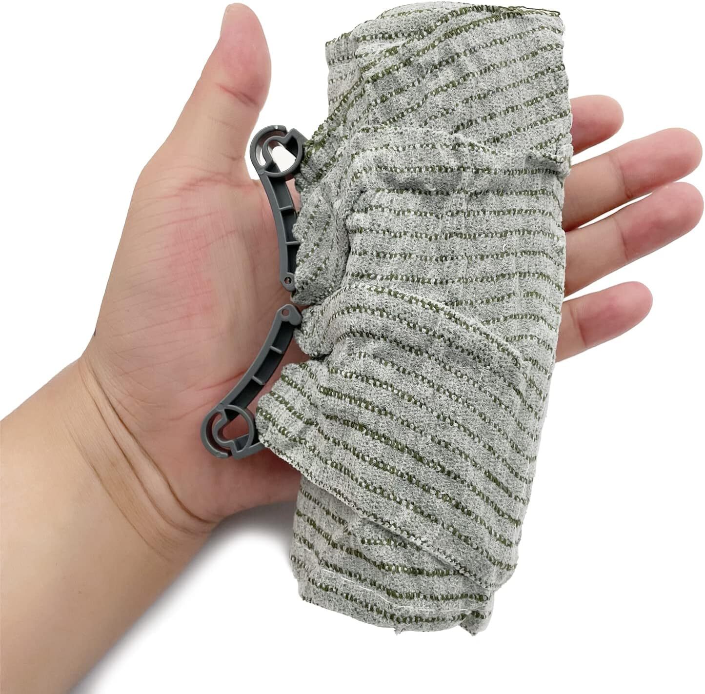 4-Pack Emergency Trauma Compression Wound Bandage 4-Inch First Aid