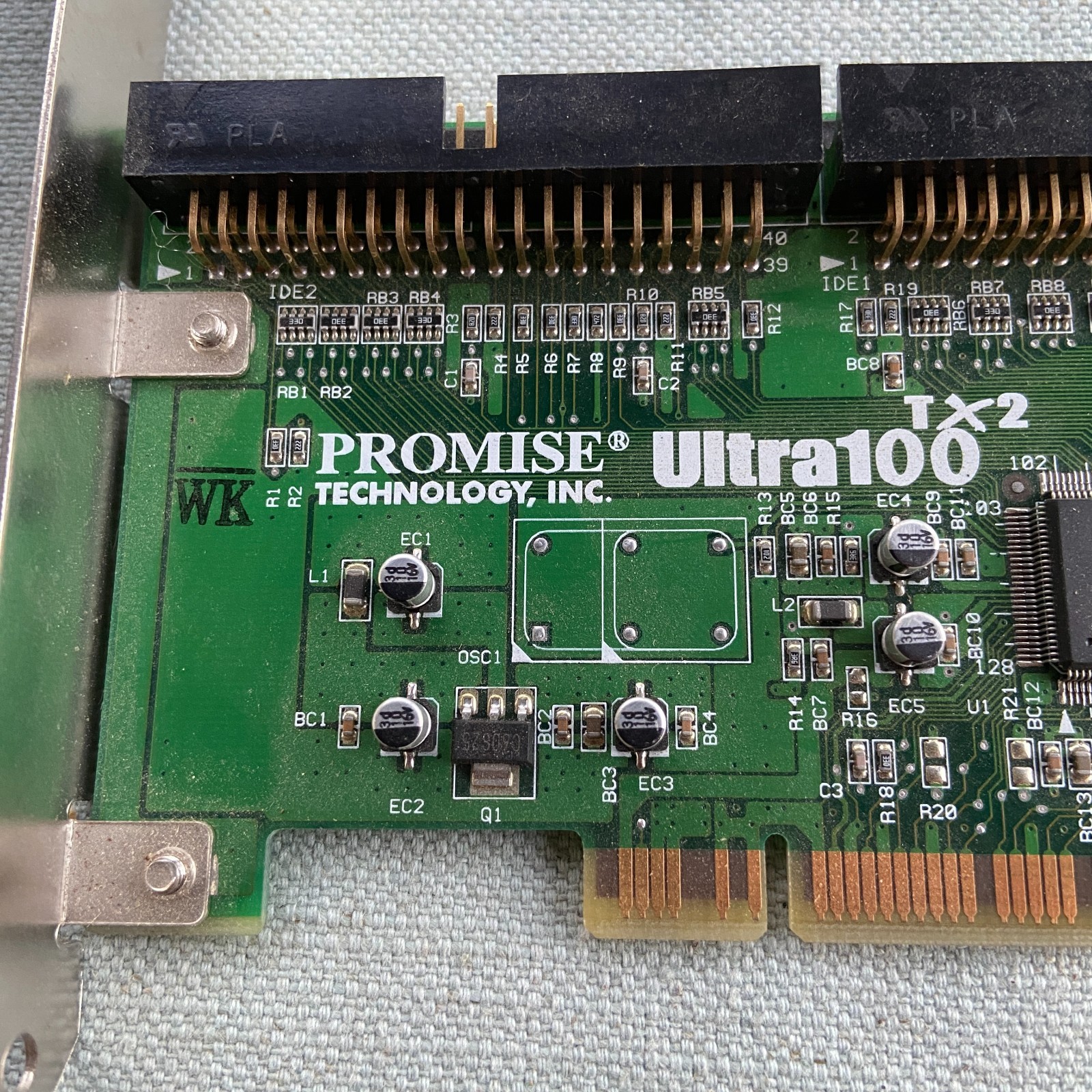 Promise Technologies Ultra 100 TX2 ATA/ATAPI Dual IDE Controller PCI Card Vintag