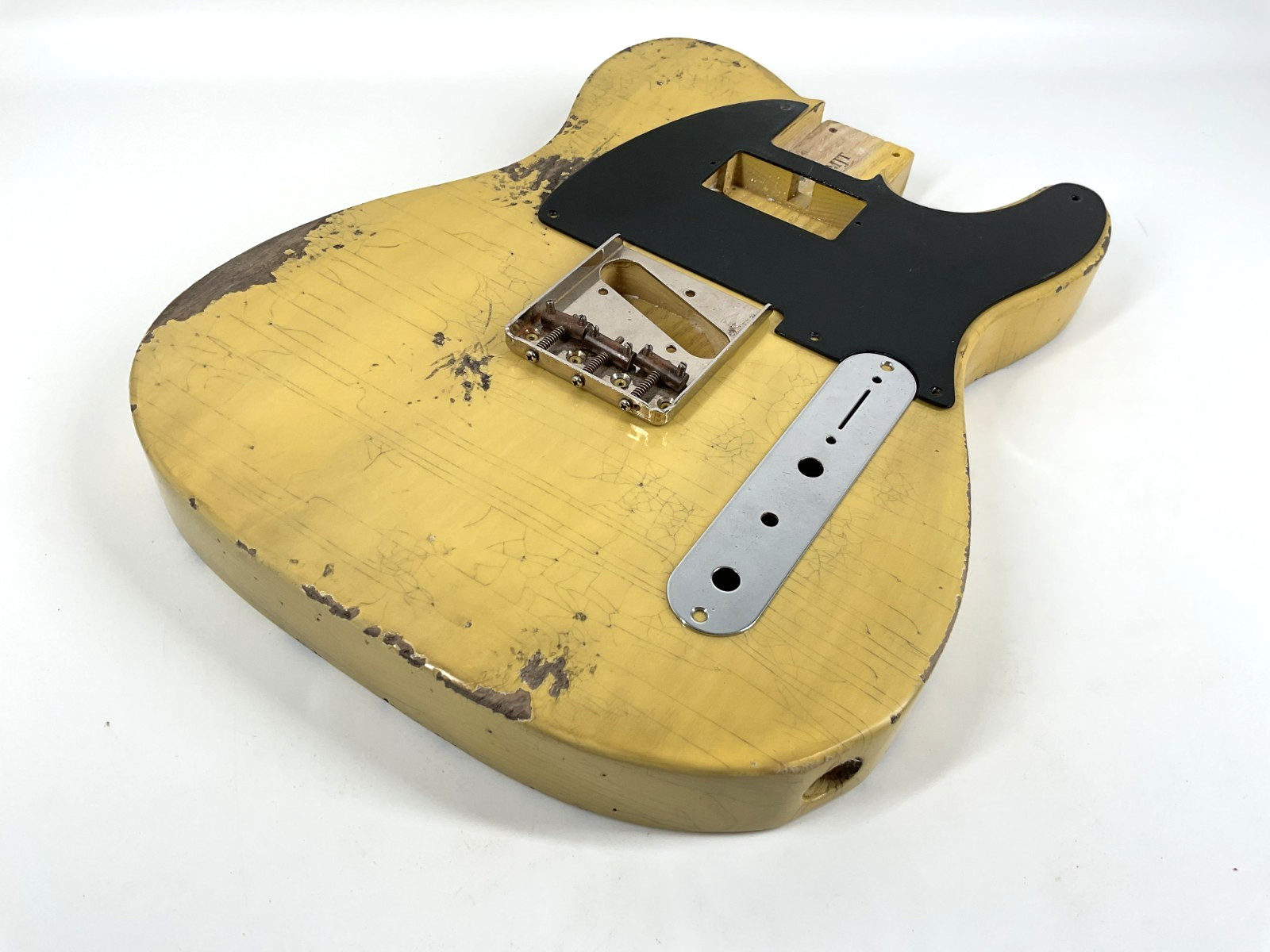 MJT Official Custom Vintage Aged Nitro Guitar Body Mark Jenny VTT Butterscotch