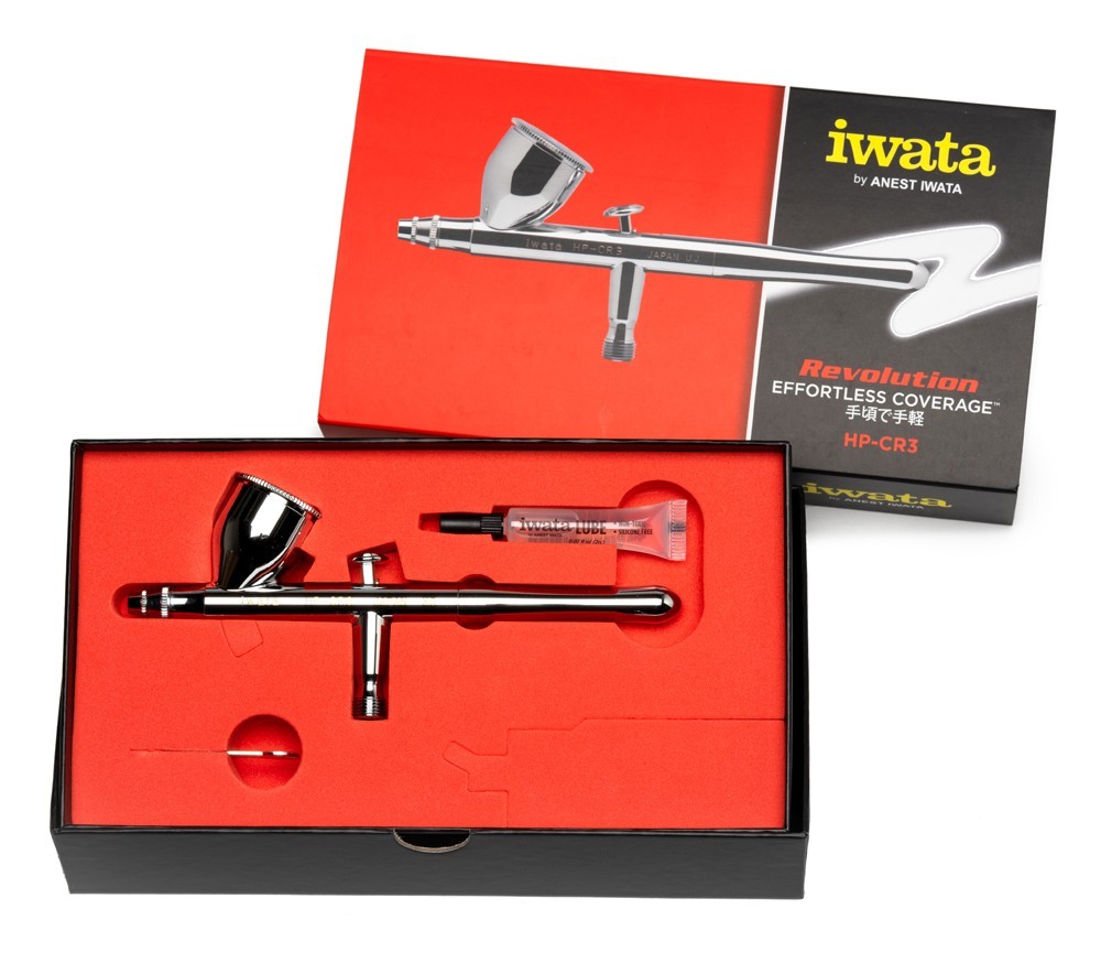 Iwata Airbrushes R4503 HP-CR3 Revolution gravity-feed Airbrush