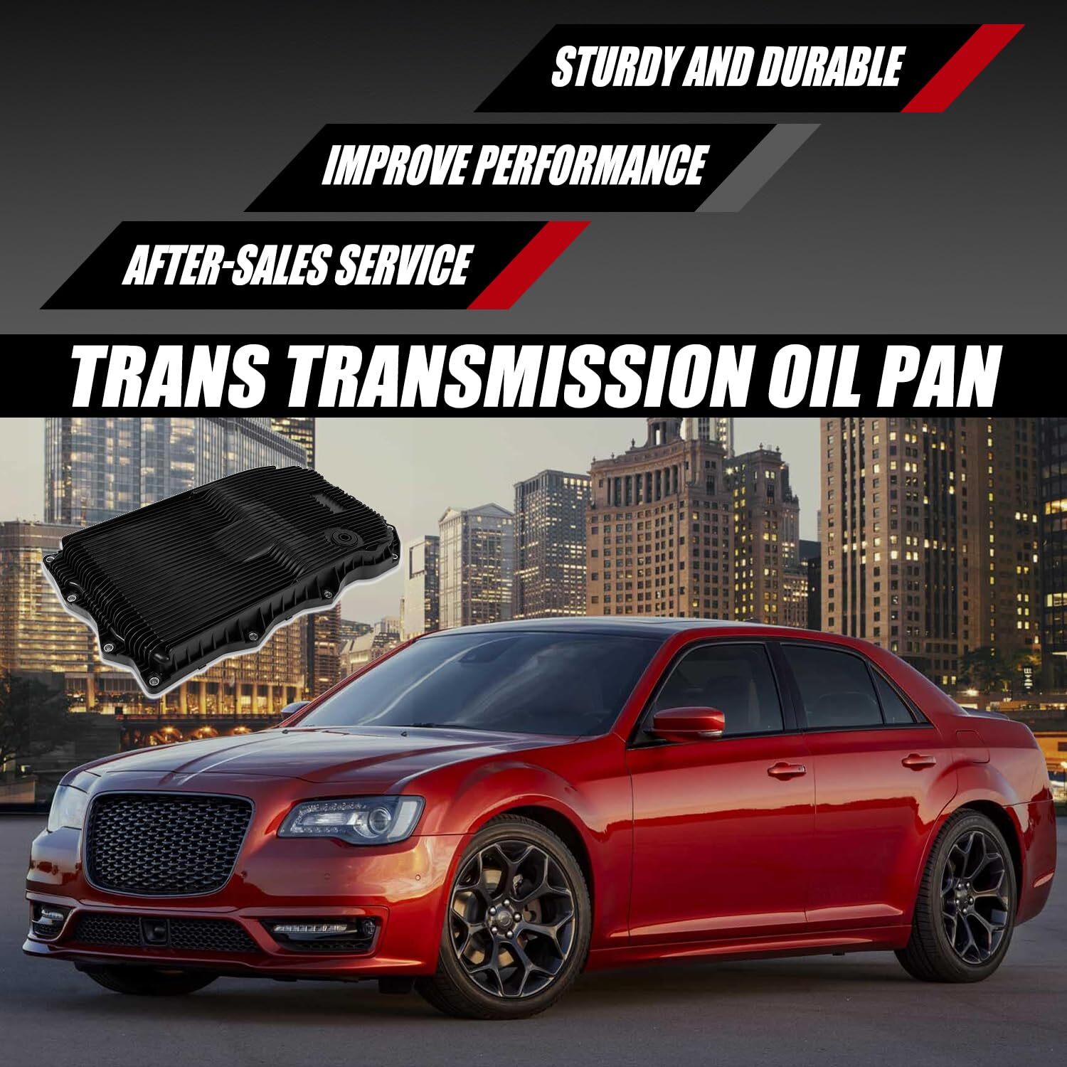 New Auto Transmission Oil Pan w/Gasket For Jeep Grand Cherokee 2014-2021 8 Speed