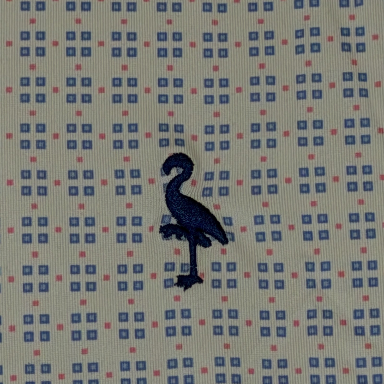 TailorByrd Performance 1/4 Zip Pullover Men's XL White Geo Print Active/Golf NWT