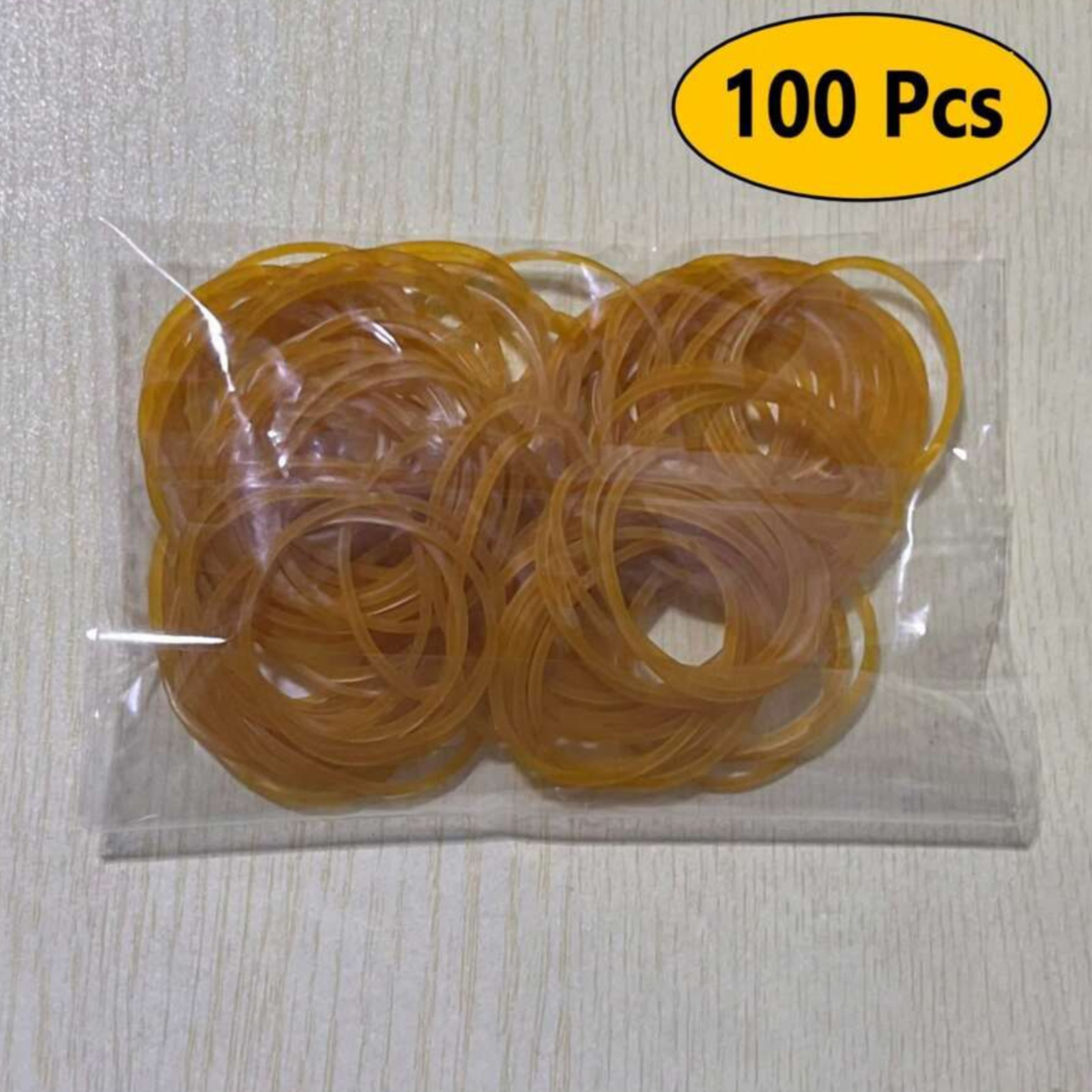 100pcs Rubber Strong Elastic 38mm Diameter Multi-Purpose Natural Rubber Bands