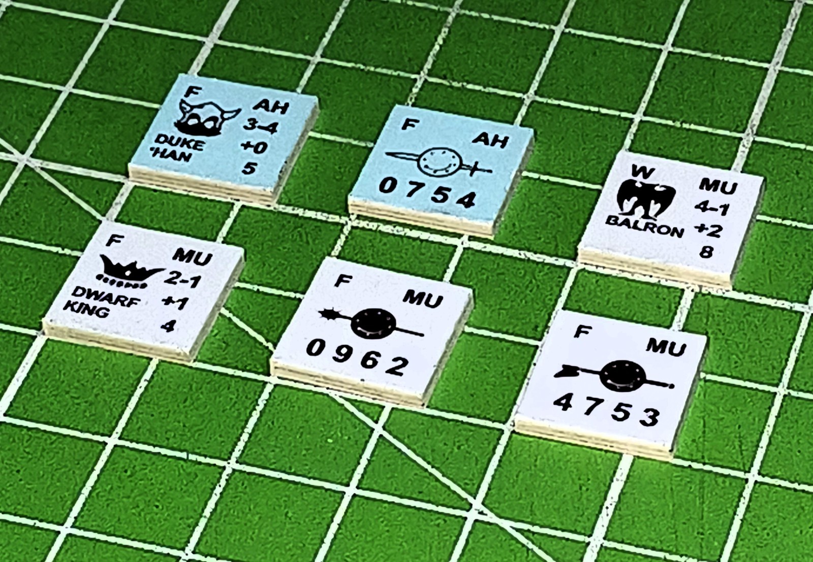 *NEW* DemonLord, Fantasy, Complete game 156 counters +Rules +Quick ref +A2 map.