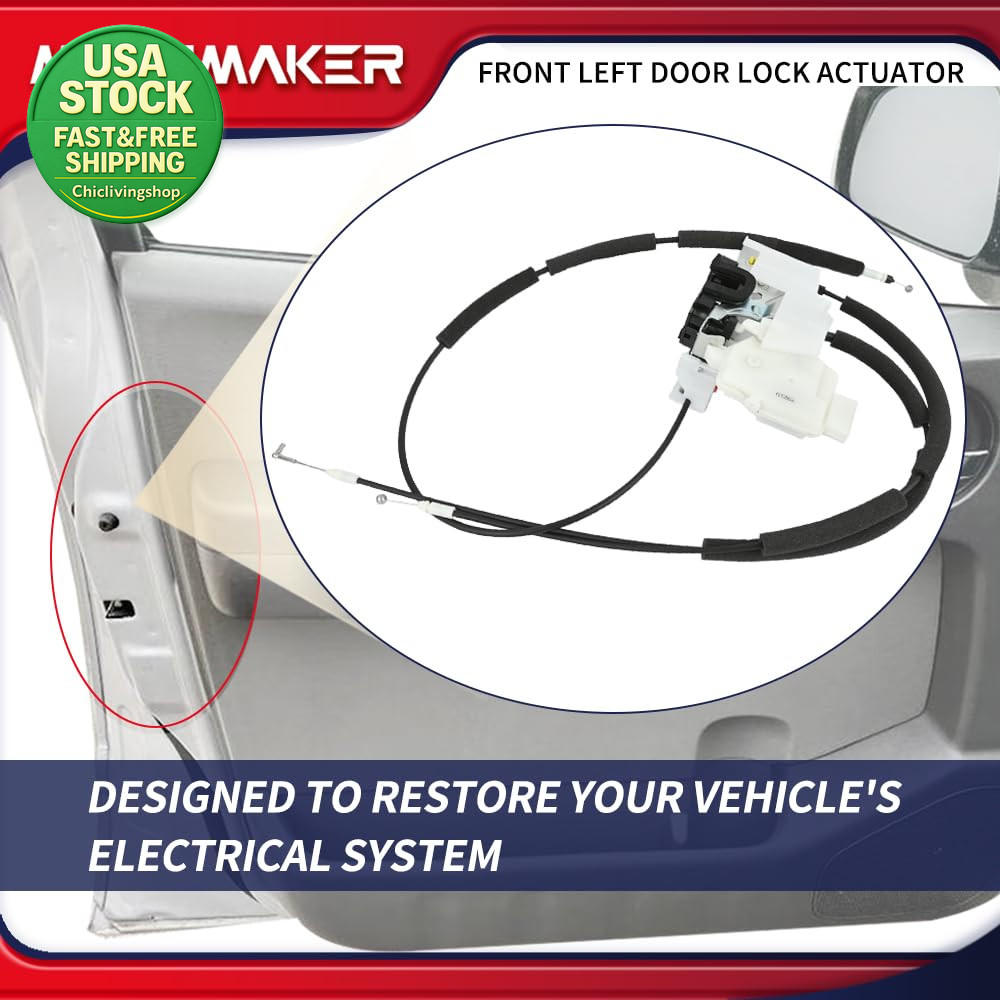 Front Left Door Lock Latch Actuator Compatible with Nissan Frontier Xterra
