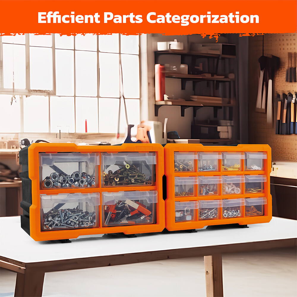 5/16/21 Drawers Storage Cabinet Tool Box Bin Chest Case Parts Organizer Divider