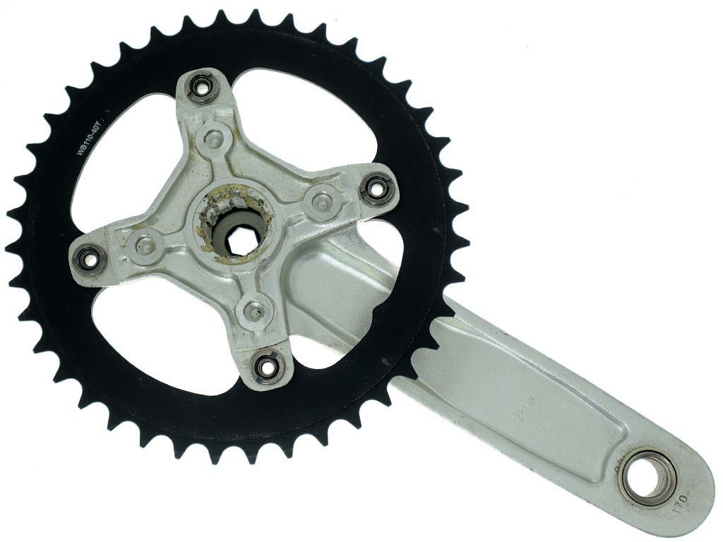 Race Face EVOLVE DH 9 Speed X-Type Single Crankset 40t w/BB 170mm Silver