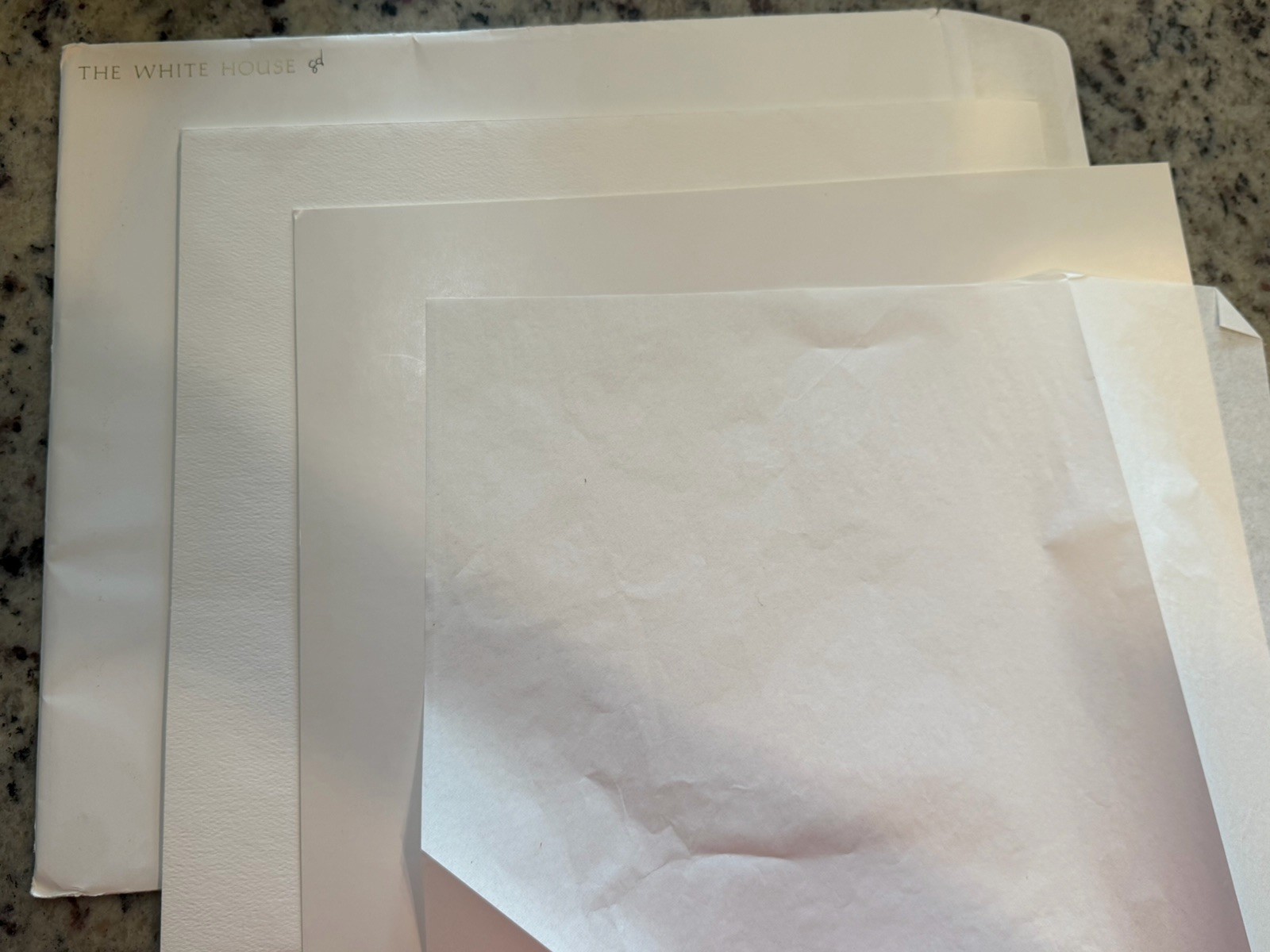 RARE Reagan Presidential White House Christmas Cards 1988 – Large & Small