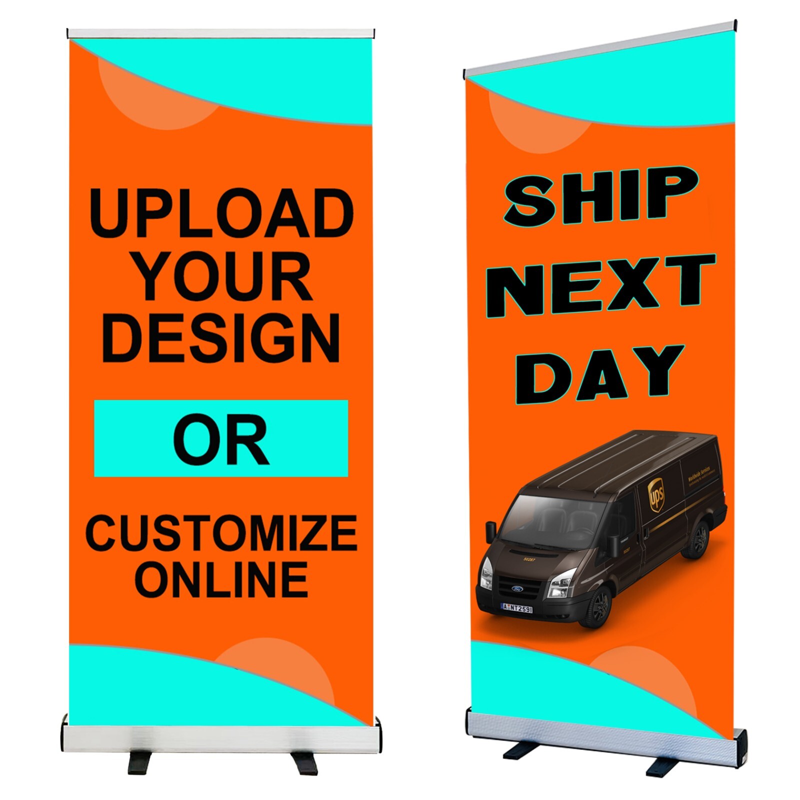 Custom Printing Retractable Banner 60"x80" with Banner Stand and Carry Bag