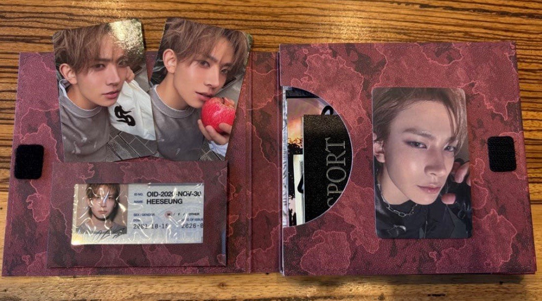 HEESEUNG ENHYPEN『THE SIN : VANISH』7th Mini Album  Japan Benefit Photocard