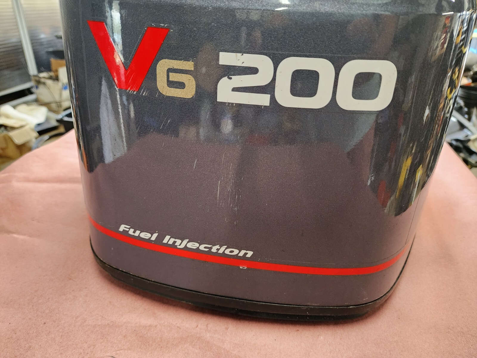 YAMAHA TOP COWLING ASSY, 67H-42610-00-4D, 2002 200HP OX66 2.6L, 83EP-46