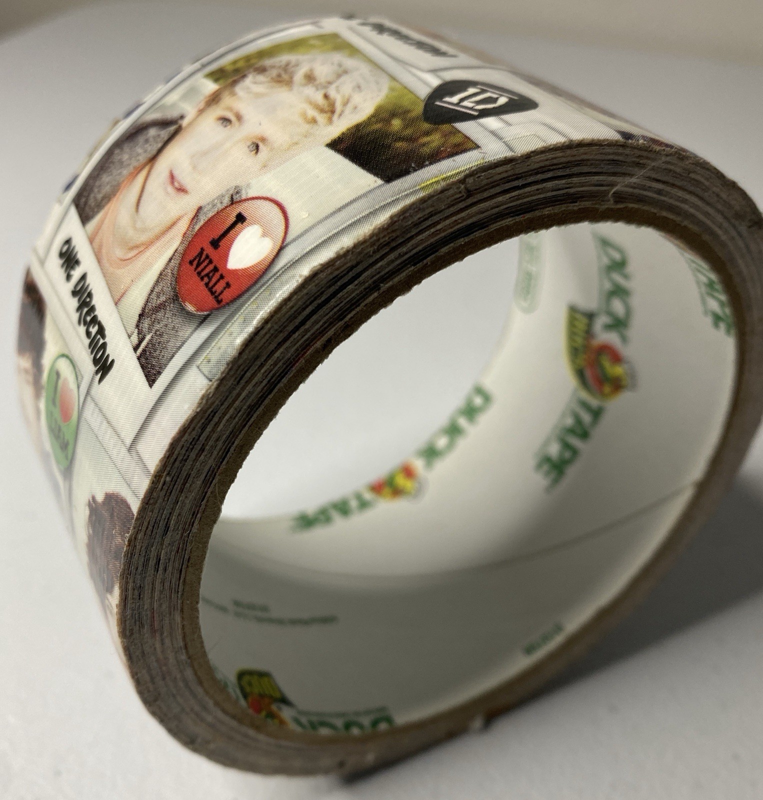 ONE DIRECTION Duct Tape 2011 Duck Tape Brand Boy Band RARE FIND Almost Full Roll