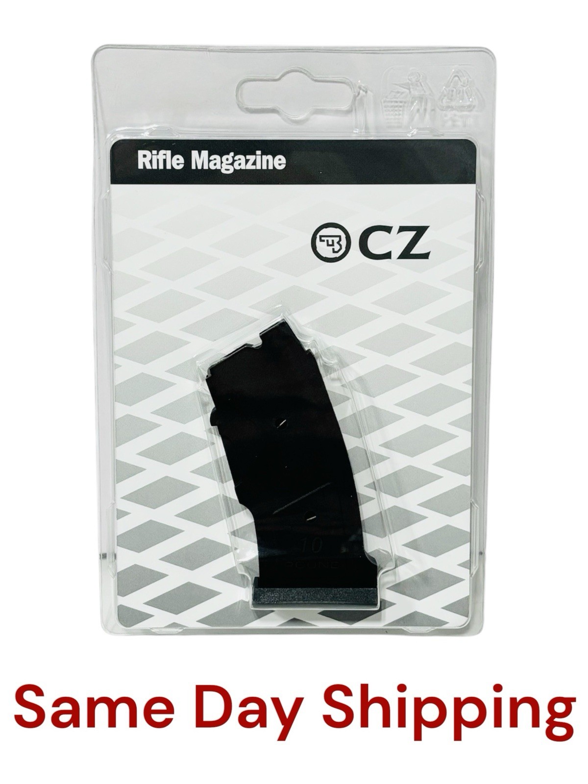CZ USA OEM .22LR 10 Round Polymer Magazine For 452 453 455 457 512 - 12004