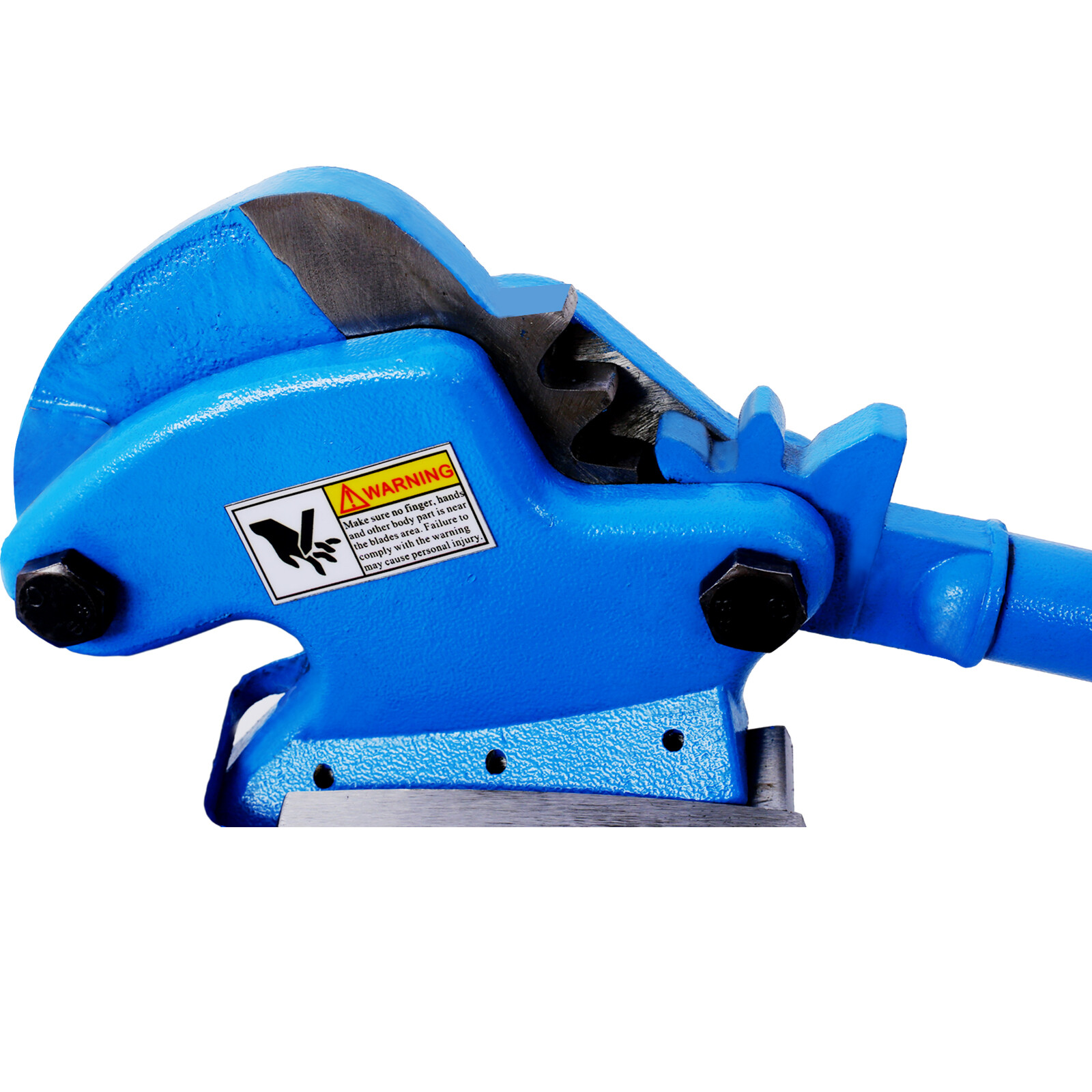 Multi-Purpose Manual Sheet Throatless Metal Shear Curved Blade Metal Cutter