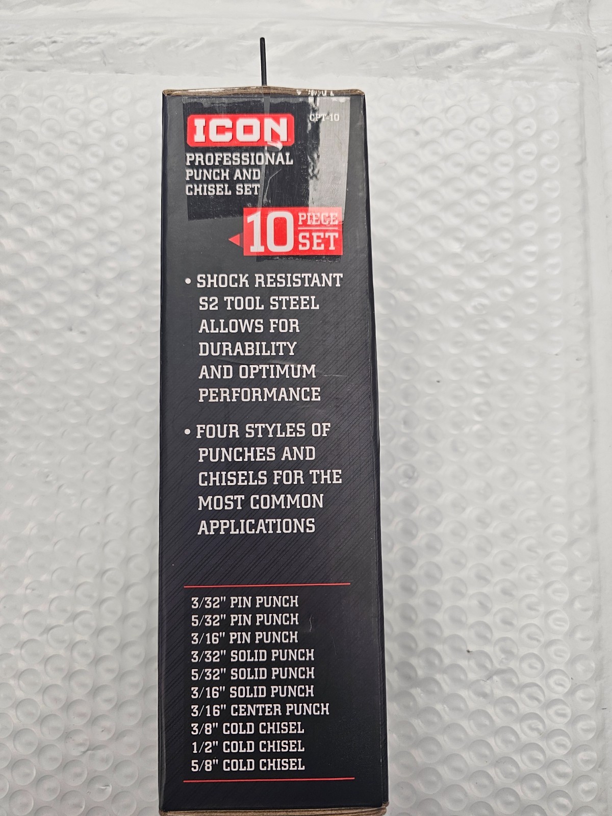 Icon CPT-10 Professional Punch & Chisel Set NEW