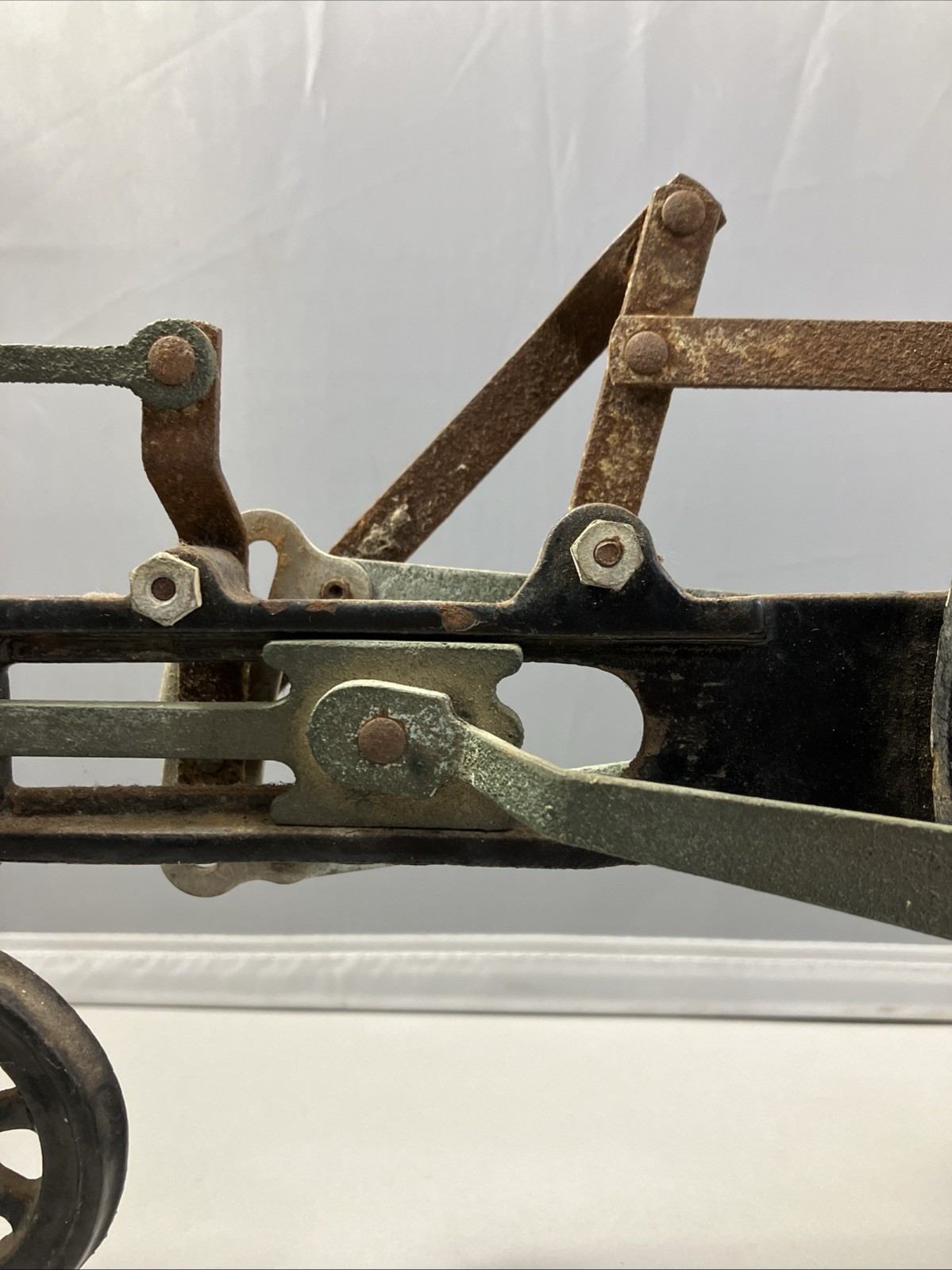 Antique Cast Iron Cutaway Steam Engine Classroom Demonstrator