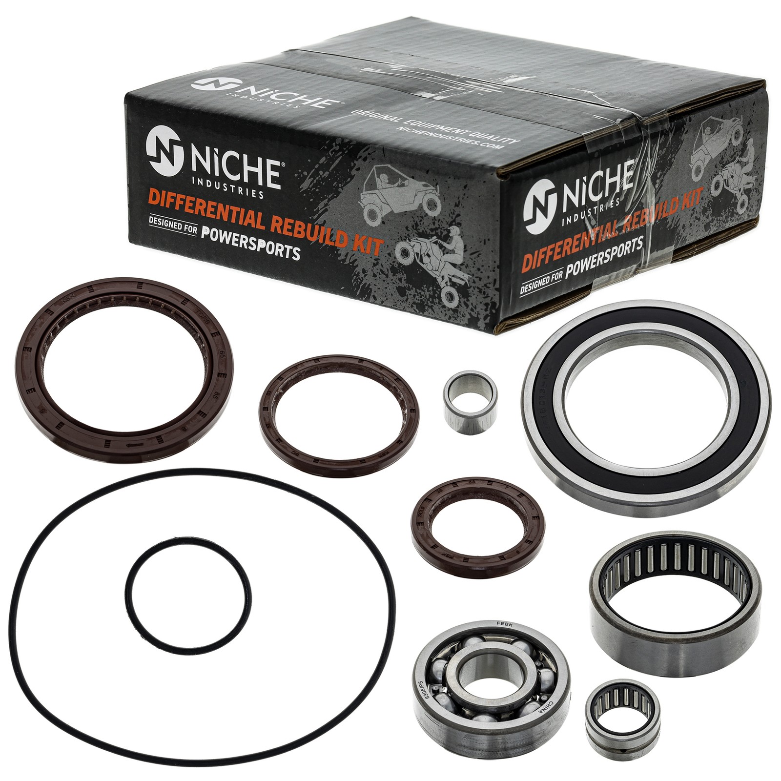 NICHE Rear Differential Bearing Seal Kit Yamaha 1992-2000 Timberwolf 250 YFM225
