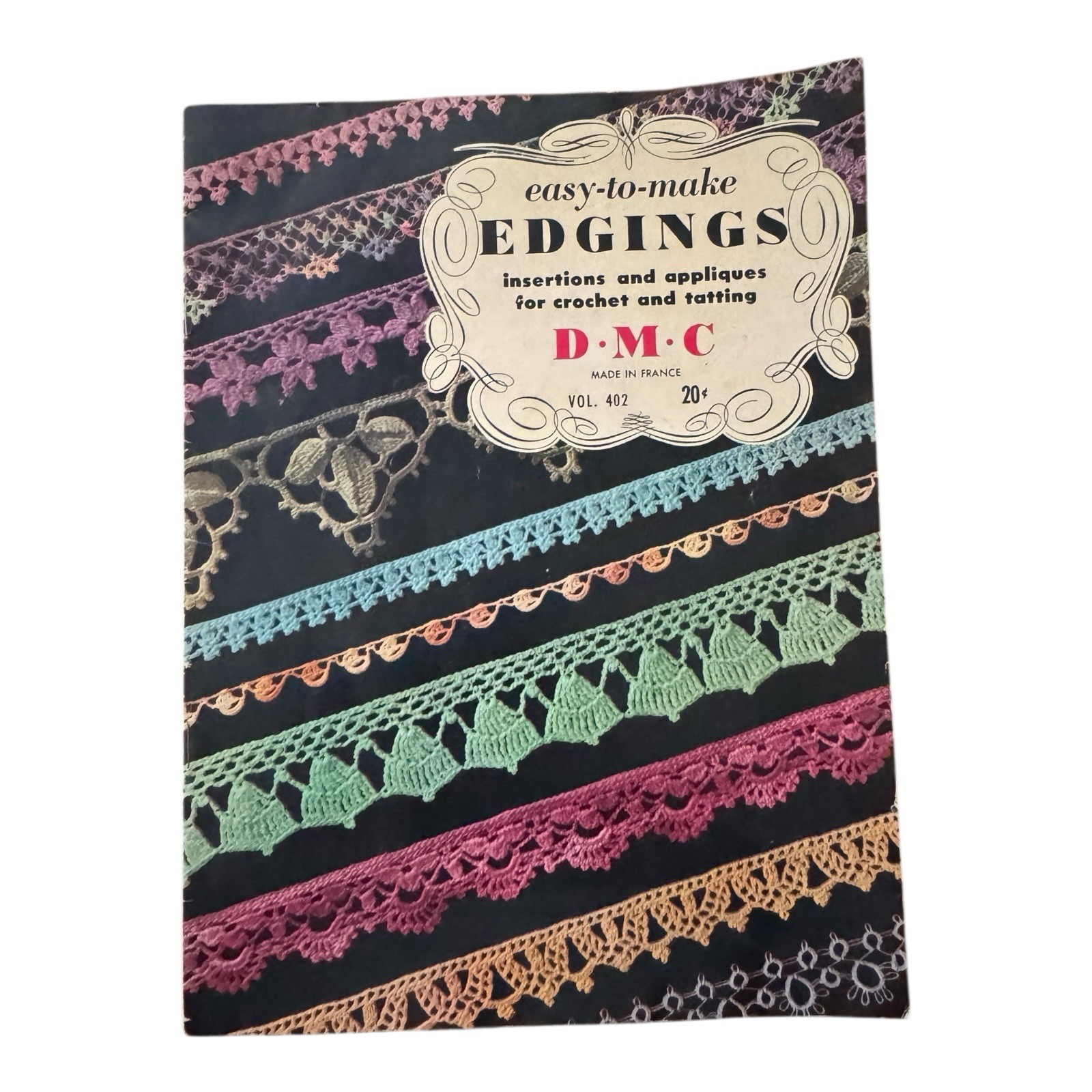 Easy to Make Edgings" D.M.C Company 1951 Crocheted Edgings Crochet Patterns