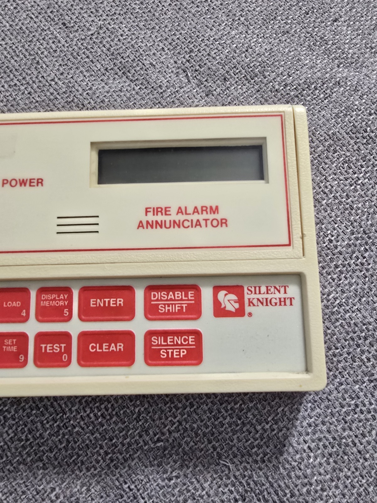 Silent Knight 5230 Fire Alarm Annunciator Used -working at time of removal