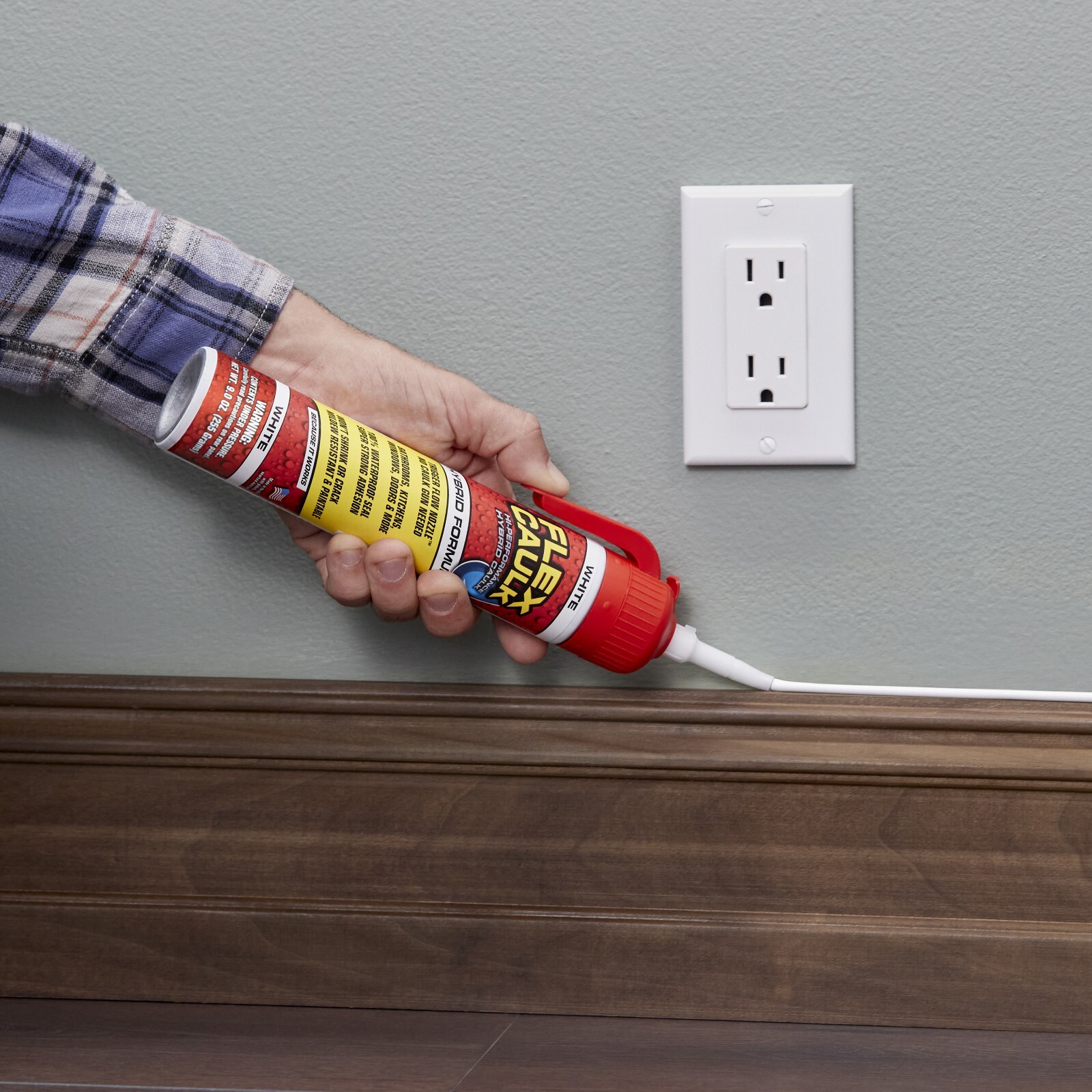 Flex Caulk, Waterproof & Weatherproof Hybrid Polymer Sealant, Strong, Paintable