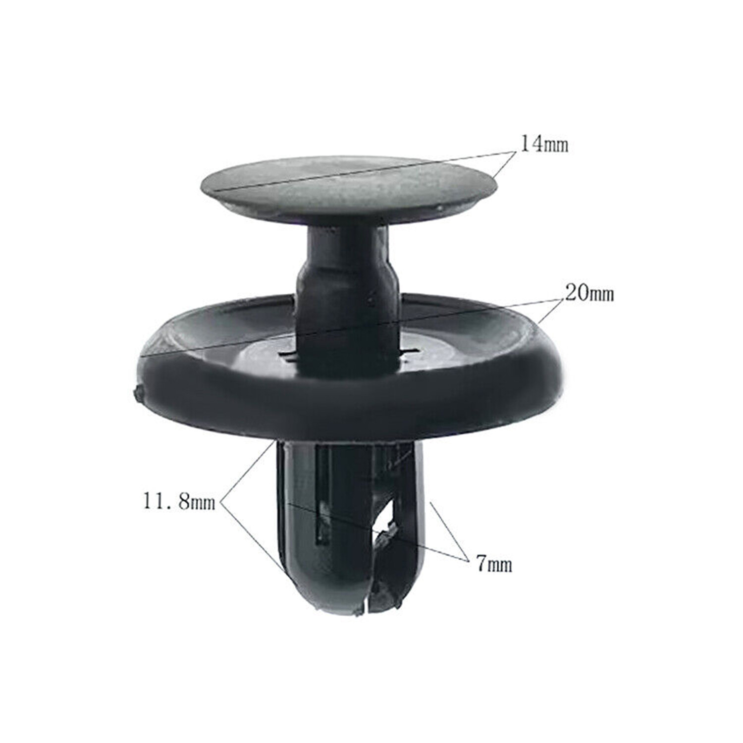 100 Pcs Engine Under Cover Push Type Retainer Clips For Toyota Lexus 90467-07201