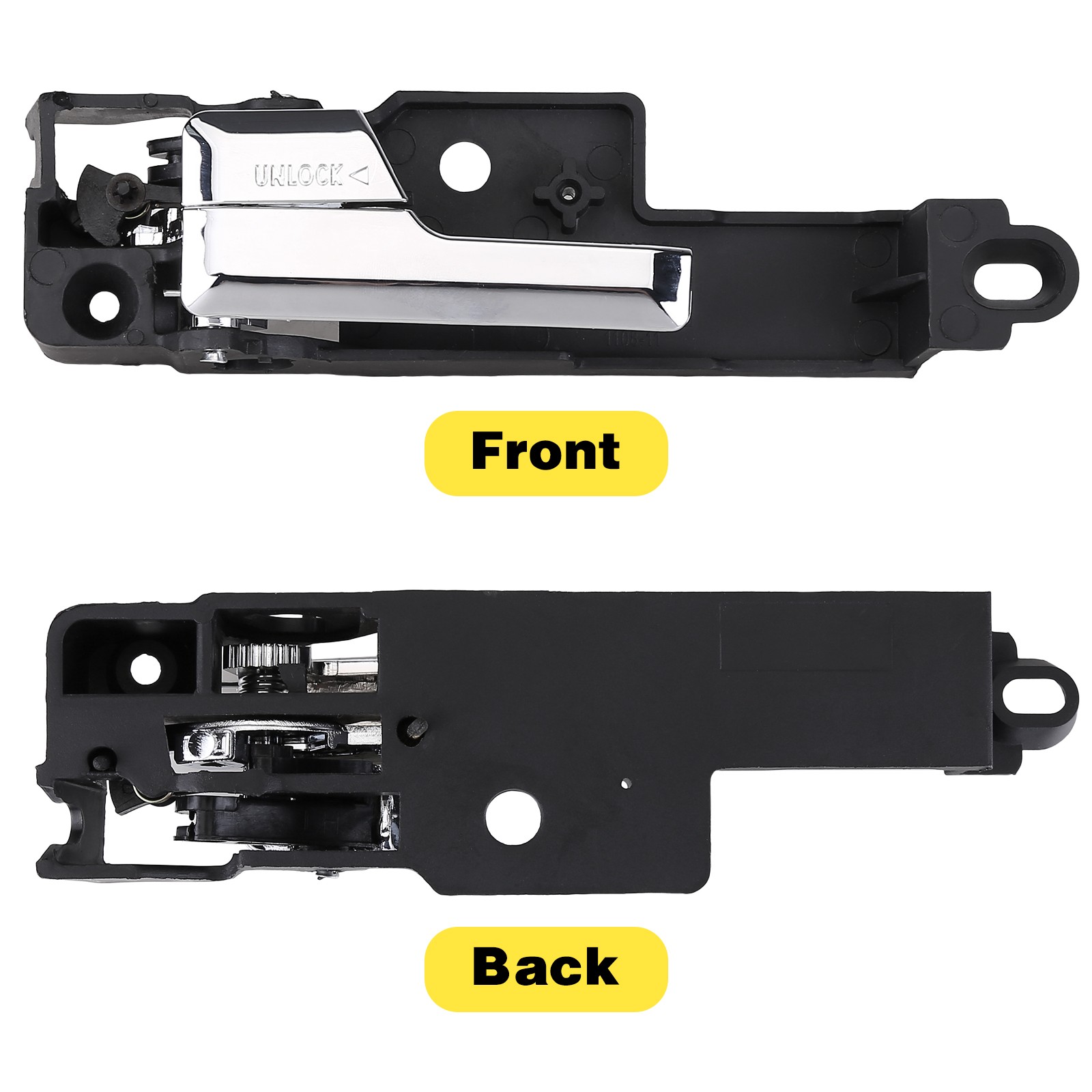 For 2006-2012 Ford Fusion MKZ Front Left Driver Side Chrome Interior Door Handle