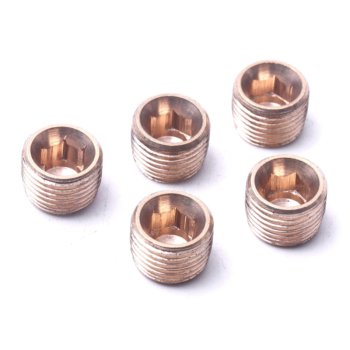 20PCS Pipe Plug 1/8" 1/4" 3/8" 1/2" Male Thread Hex Internal Head Socket Fitting