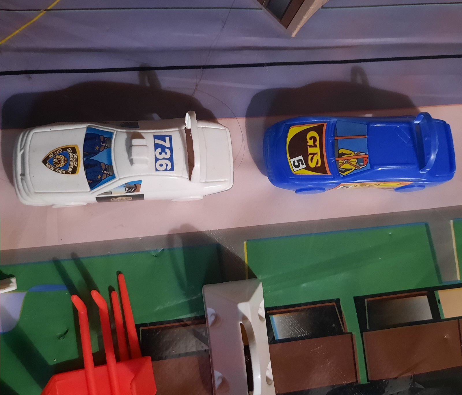 Chopper Patrol Battery Operated Flying Police Helicopter Playset Tested Working!