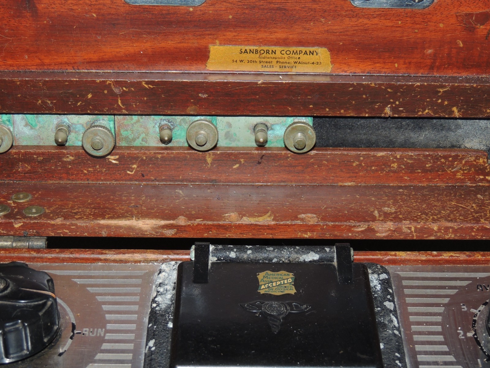 Vintage Sanborn Viso Cardiette Electrocardiograph Machine