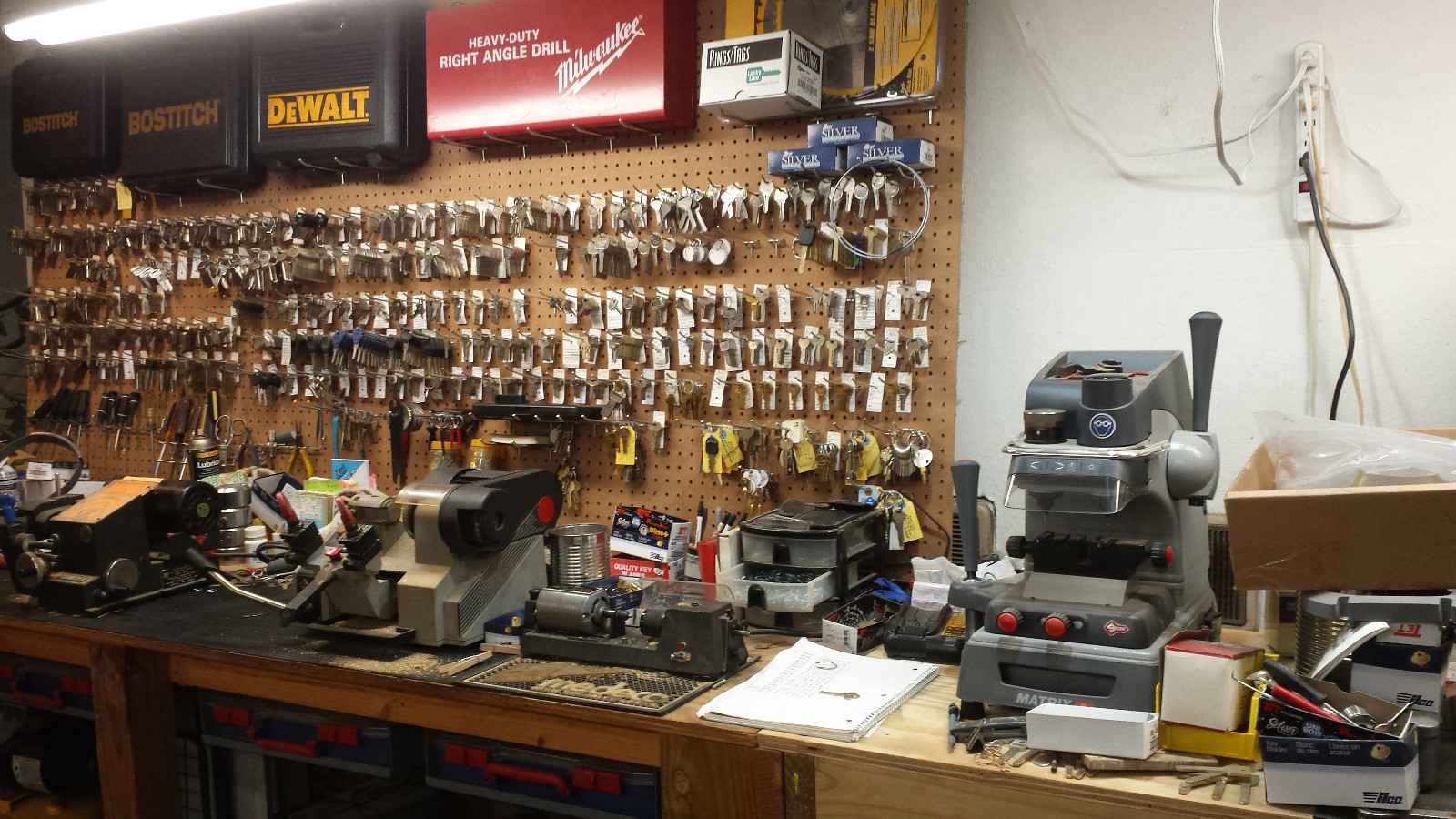 Detex Keys Full set 20 keys DT11 through DT30--CUT ON NEW BLANKS BY LOCKSMITH