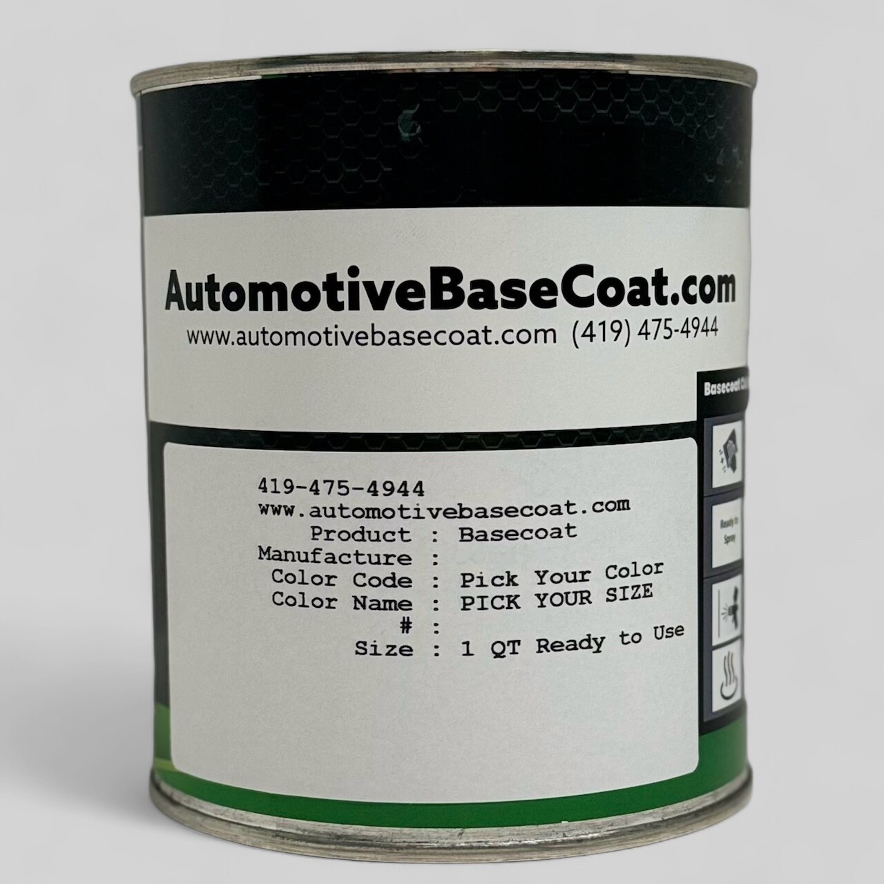 Chrysler PWL White Gold BASECOAT PAINT (PICK YOUR SIZE PINT, QUART OR GALLON)