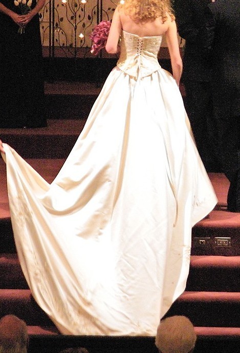 Anjolique wedding dress, Size 10, Ivory/Candlelight, Preowned