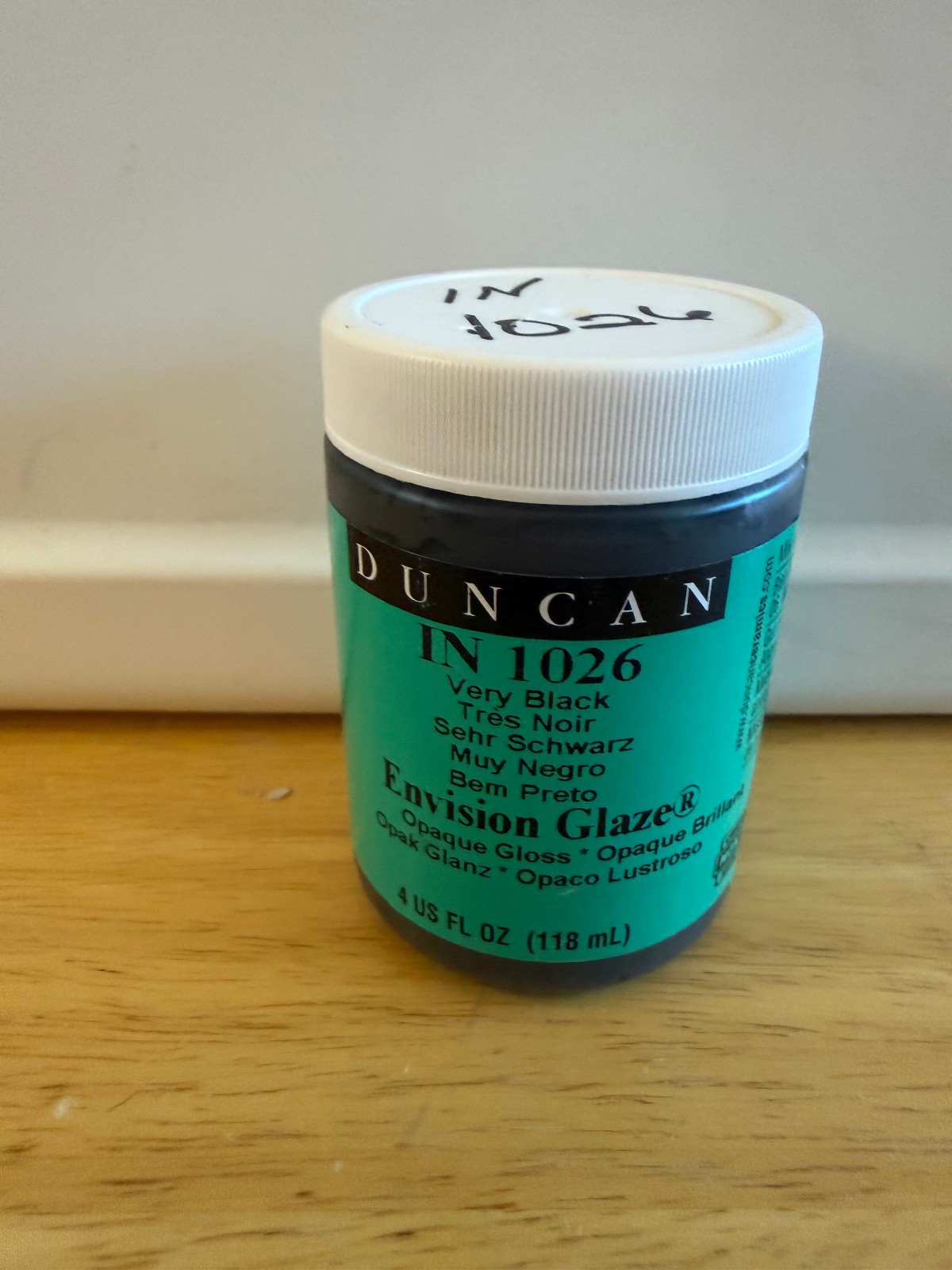 Duncan Envision Glaze IN1026 Very Black 4oz