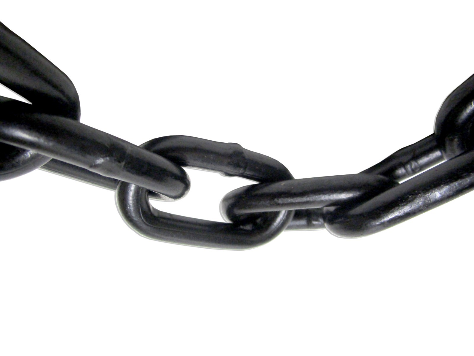 Black Powder Coated Chain 3/16" x 20' for Gate Safety Barrier Fence Swing Set