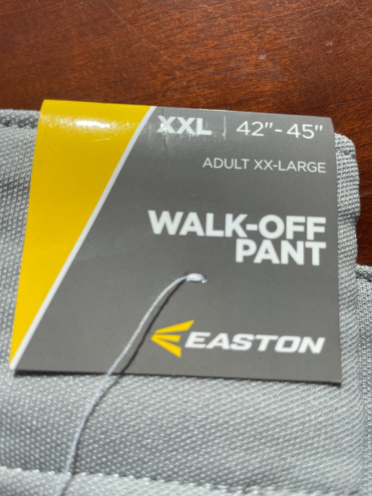 Easton Mens Softball / Baseball Walk-Off Piped Pants White / BLACK - XXL 42"-45"