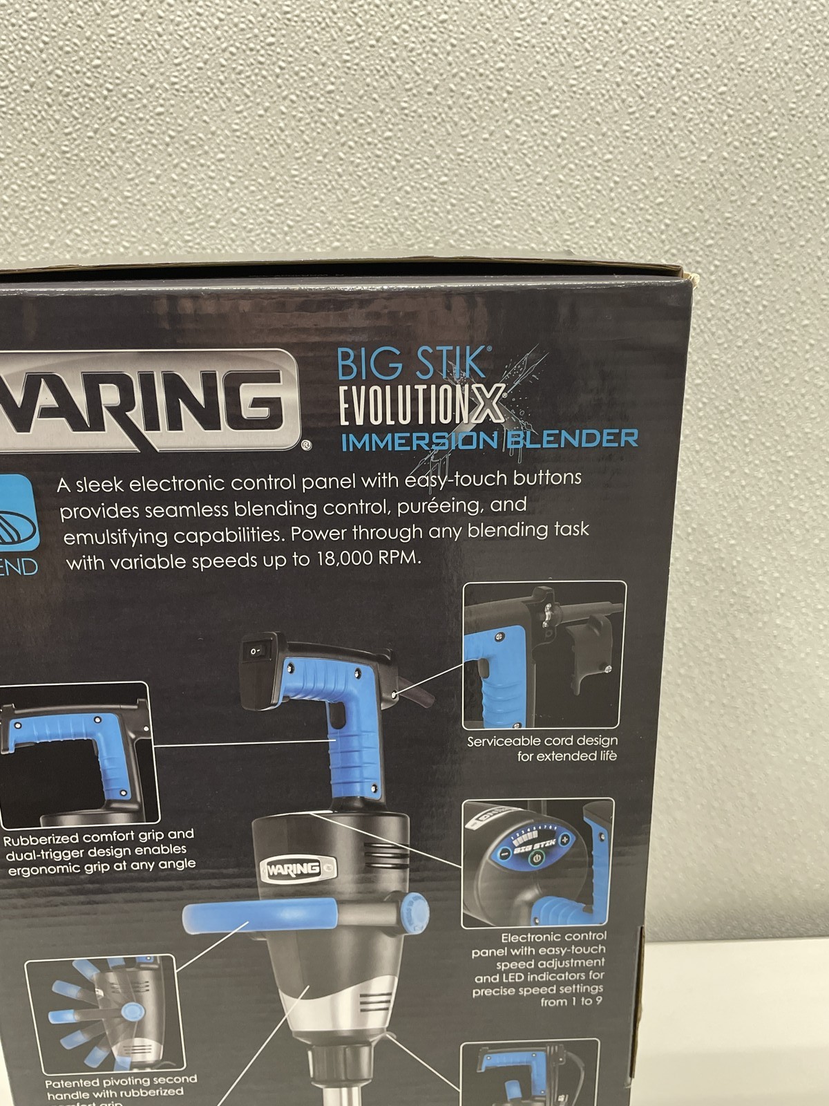 Waring WS8500X 12in Heavy Duty Big Stik EvolutionX Immersion Blender