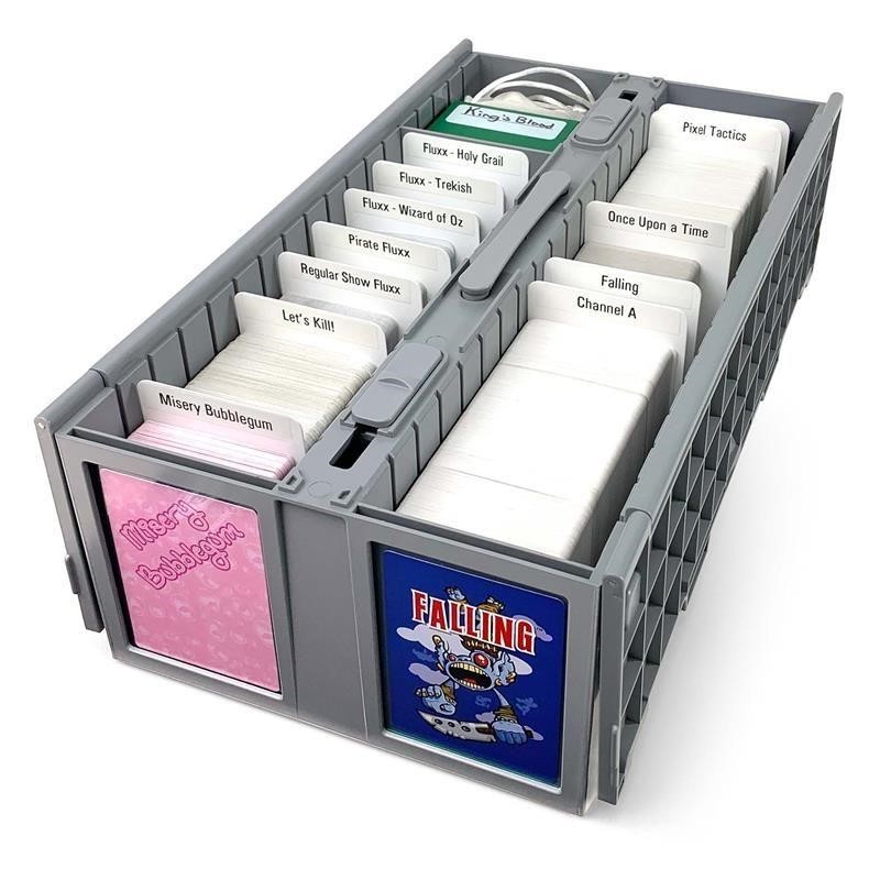 BCW Plastic Cards Box Bin For Trading Gaming Sport Toploader Magnet Safe Storage