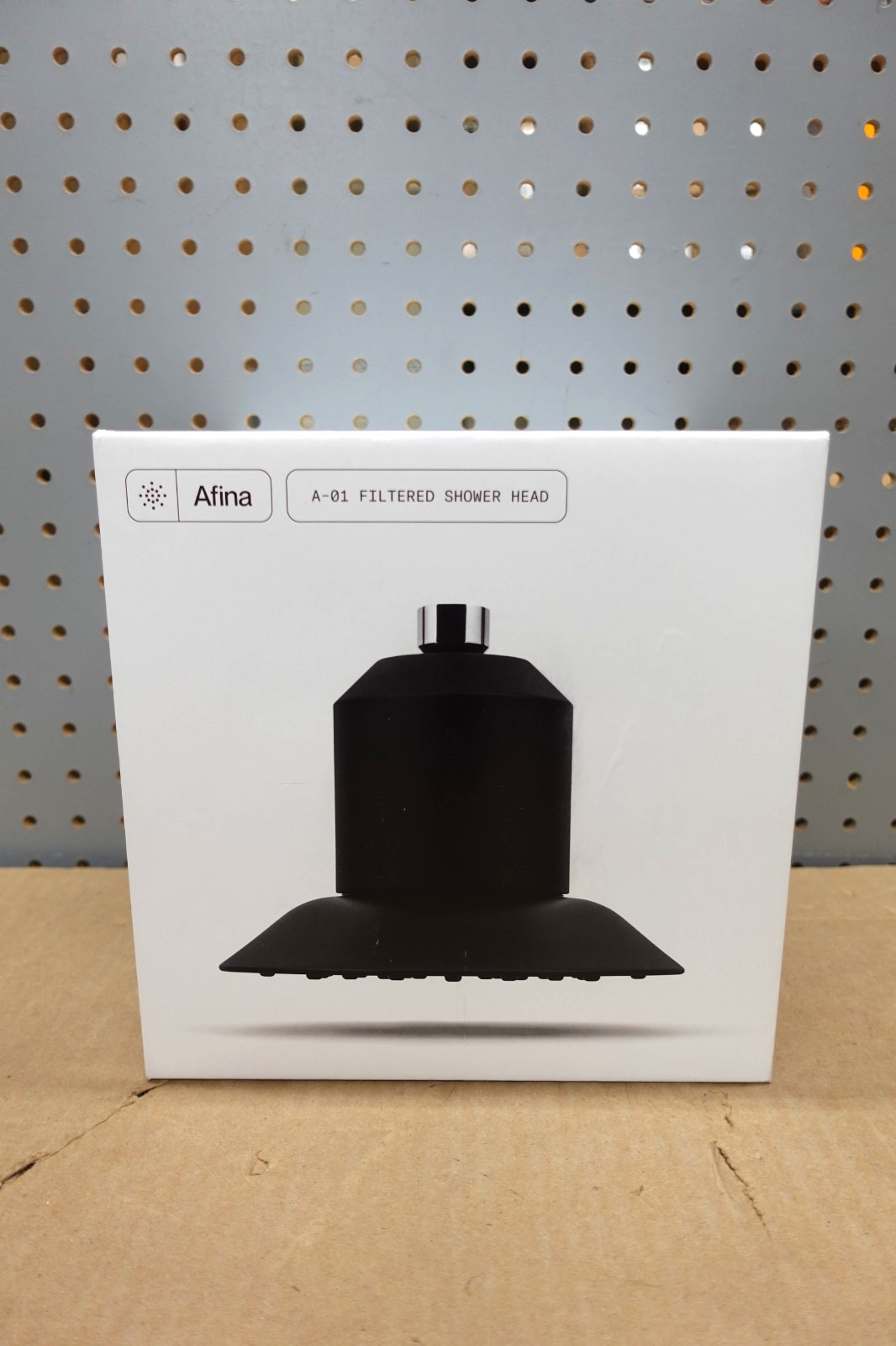 Afina A-01 Filtered Shower Head, Black