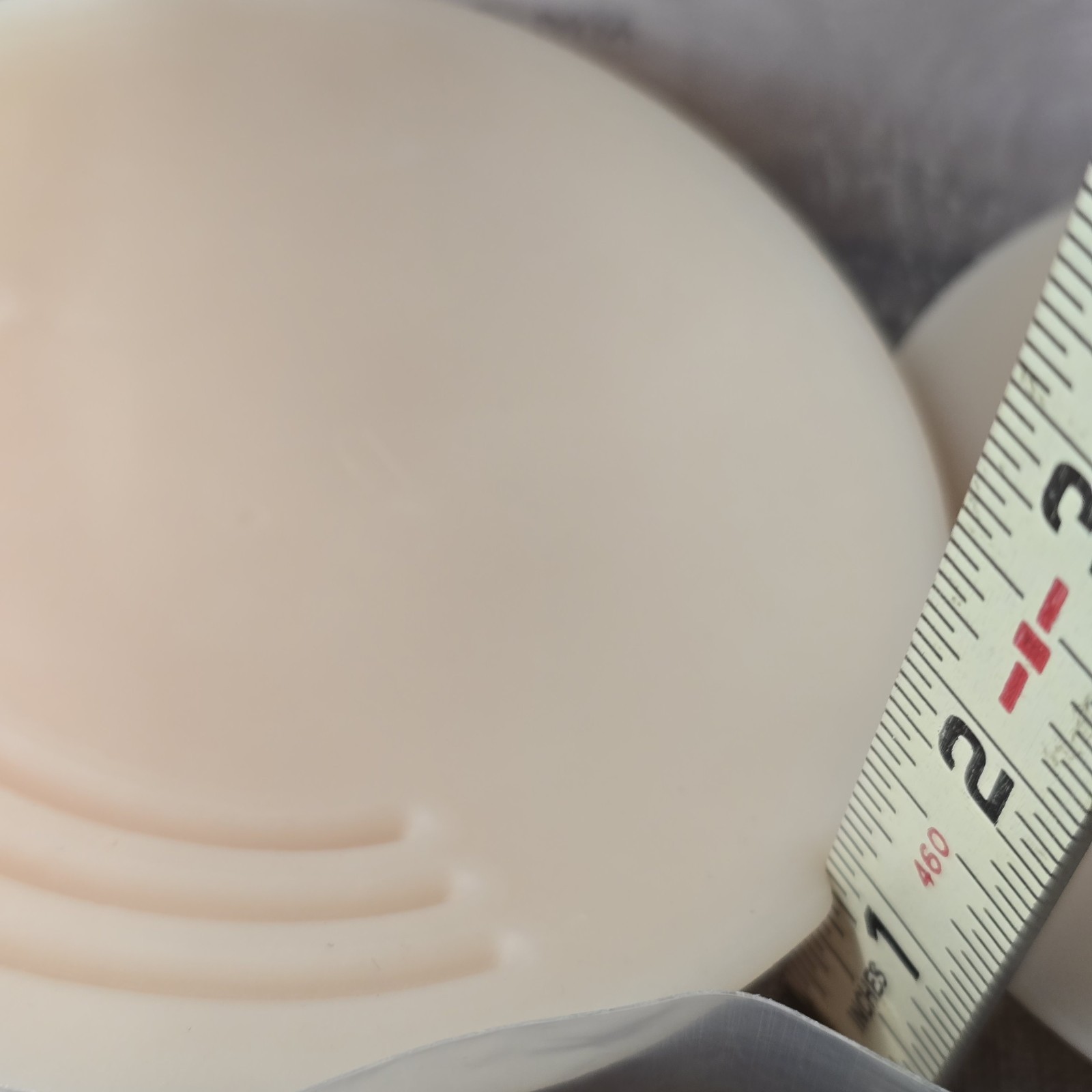 Silicone Breast Form Enhancer Round Mastectomy Prosthesis Bra Insert Pad +1 Cup