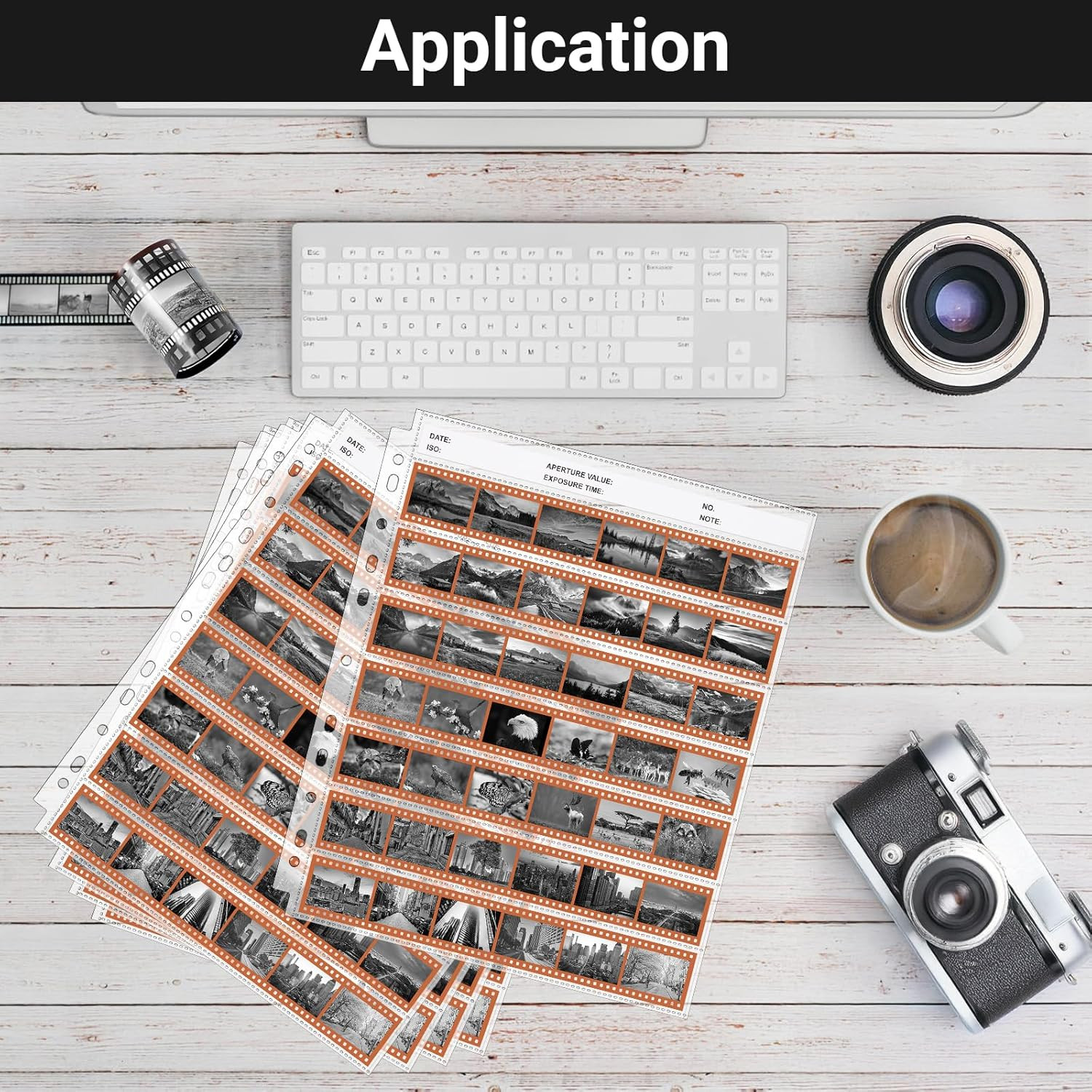 35mm Film Holder 135-7 Pack of 30 Acid Free Film Negative Sleeves 35mm Negativ