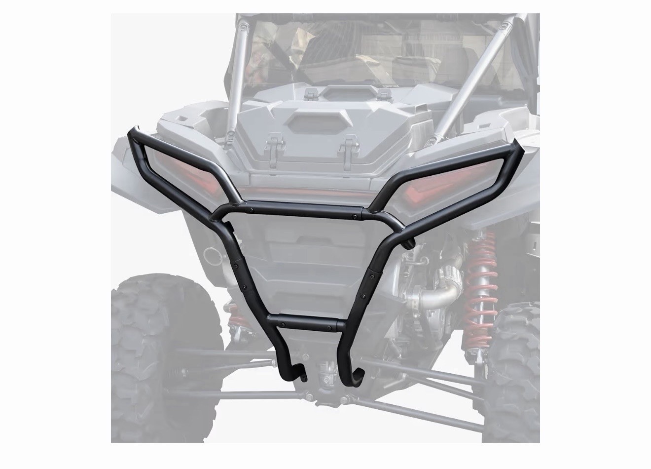 Rear Bumper for Polaris RZR XP/XP 4 1000, 1.75" Heavy Duty Steel Tube Brush