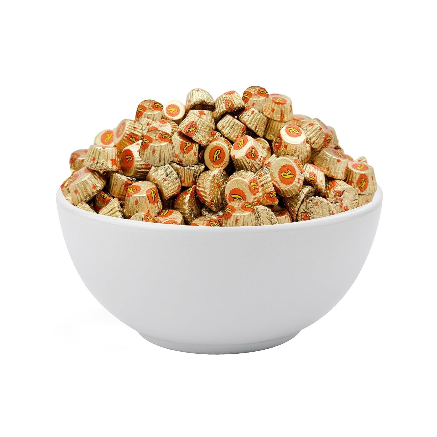 REESE'S Peanut Butter Cups, Milk Chocolate, Bulk Miniatures Candy (4 Pounds)