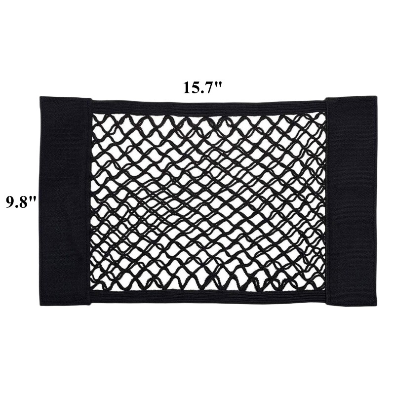 2 Pack Mesh Cargo Net Stretchable Elastic Car Storage Organizer Pouch Universal