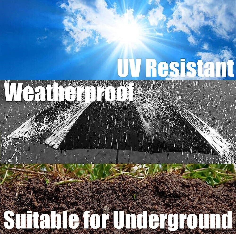 300 FT CAT6 Outdoor Waterproof Direct Burial UV Resistant Network Cable Open-Box