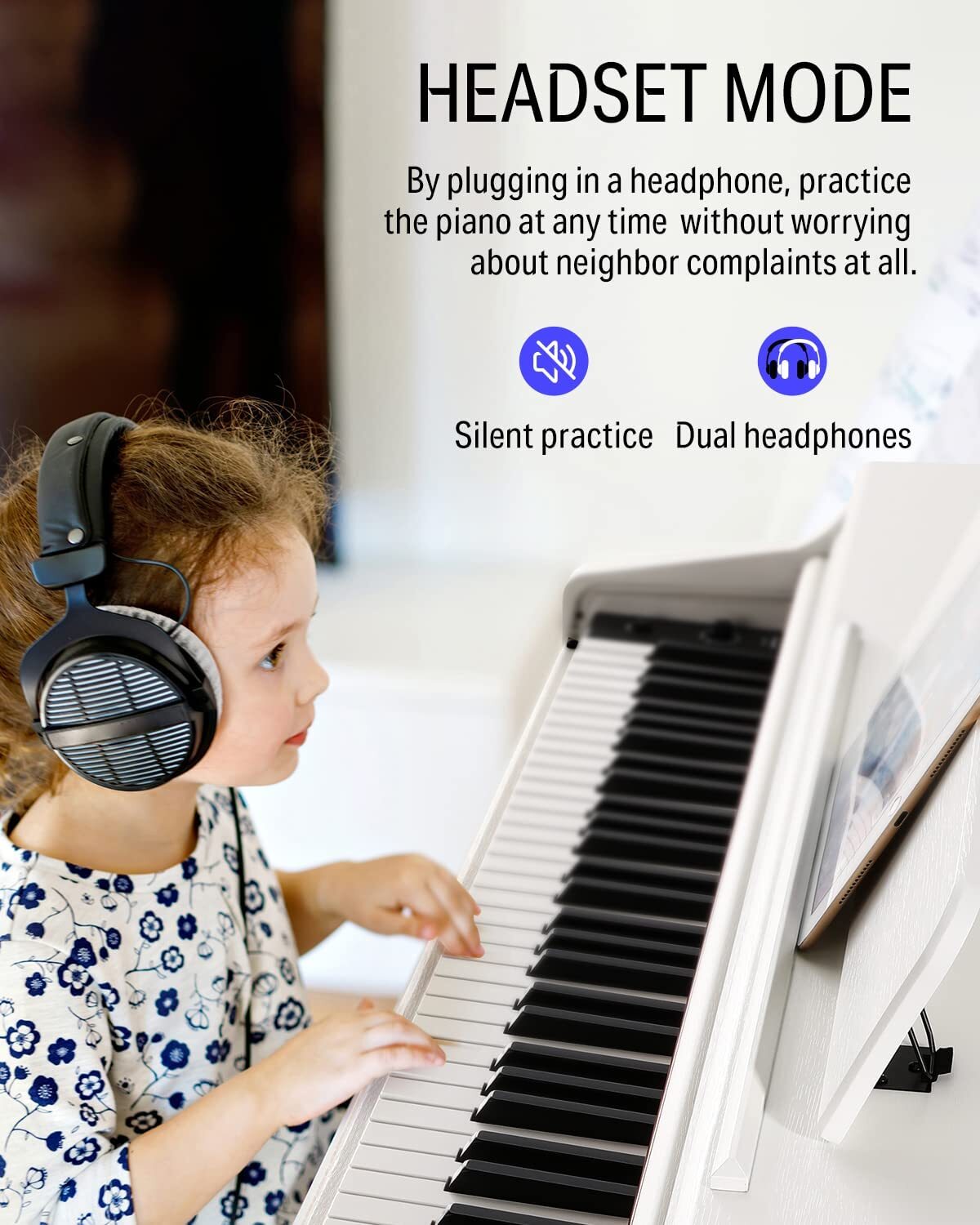 Donner DDP-100 88-Key Hammer Action Digital Piano with Stand