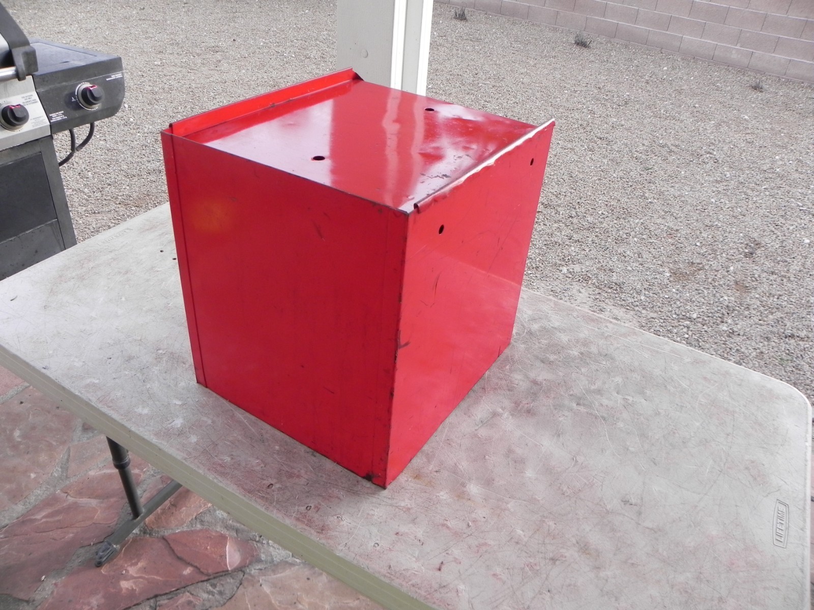 Vintage Mac Tools MB302 H3 6 Drawer Mini Side Cabinet Red USA 2 Keys (NICE)