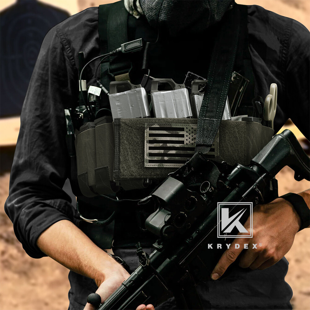 KRYDEX Concealed Carry Low-Vis 5.56 Ready Chest Rig Tactical Elastic Cummerbund